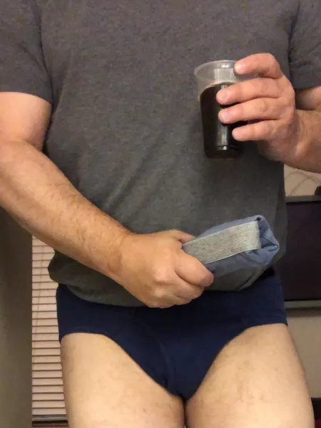 You’re probably wondering why I’ve dragged you to this lonely hotel and I’m asking you to wear a pair of my briefs and join me in a cocktail. I’m wondering the same thing myself...