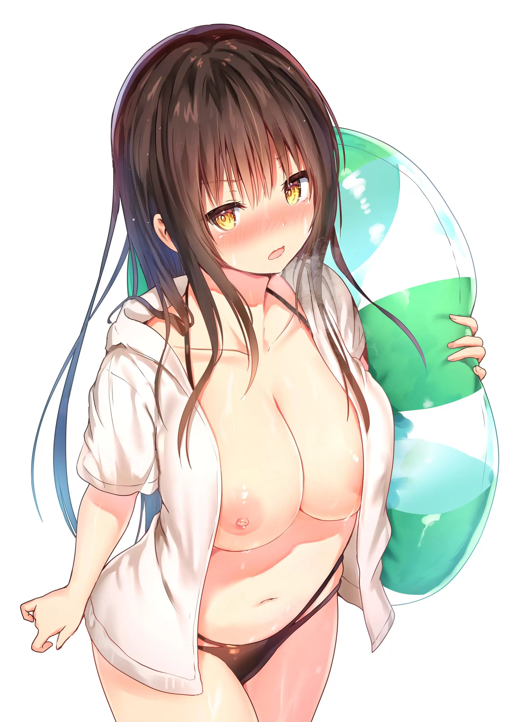Kotegawa Yui forgot to bring her bikini top