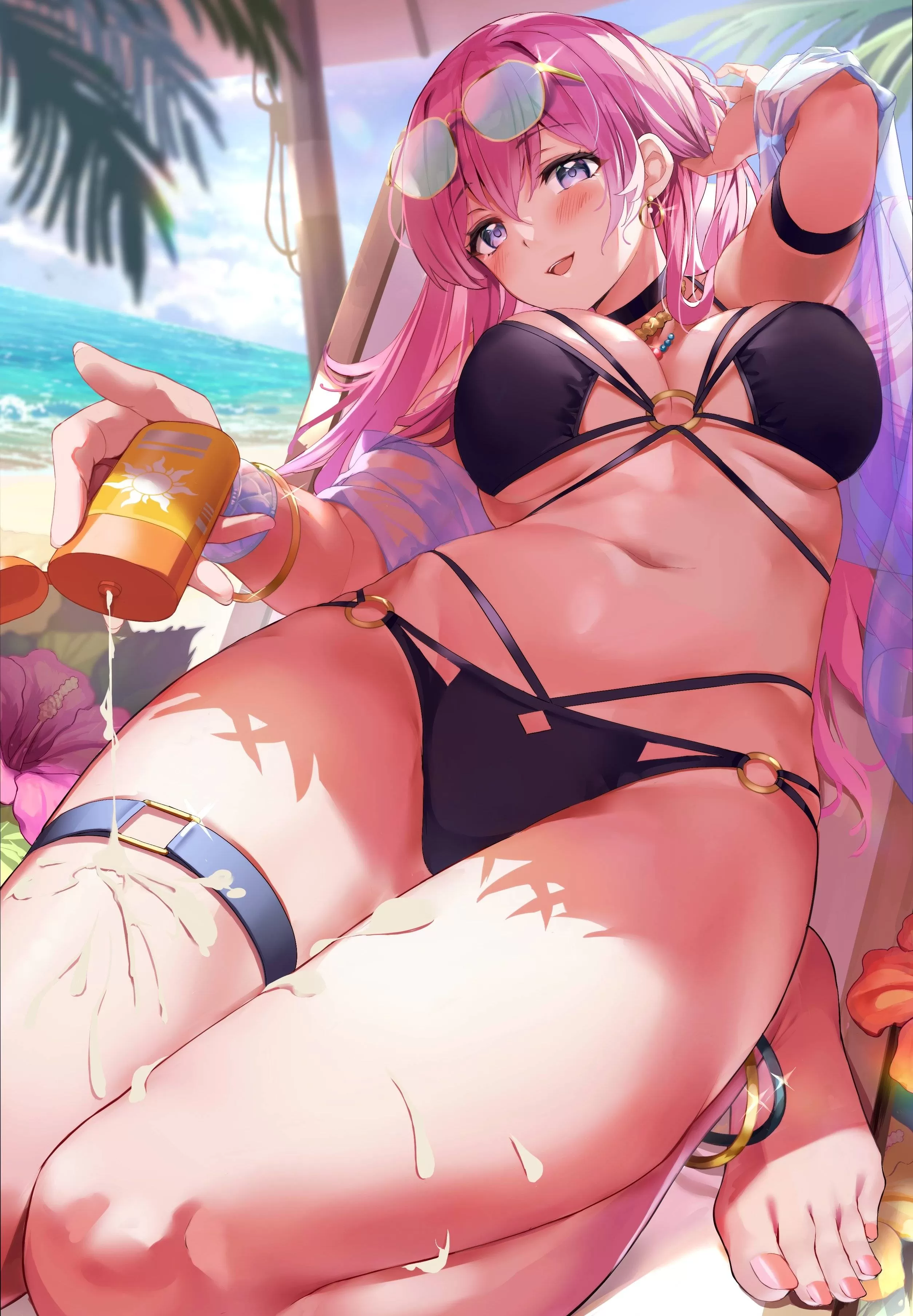 Applying Sunscreen
