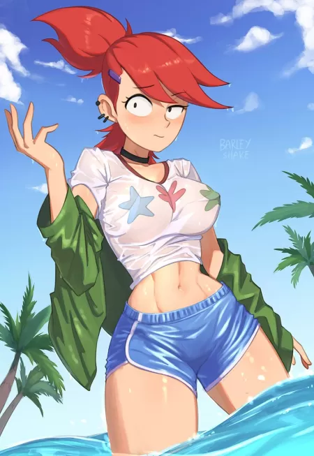 Frankie forgot her swimsuit (barleyshake) [Foster’s Home for Imaginary Friends]